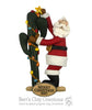 Southwest Santa Ornament - Bert's Clay Creations