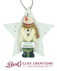 Whimsey Christmas - Star Snowman with Wreath