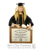 CUSTOM Graduate Bust Ornament Submission Quote - Bert's Clay Creations