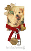 Pet Photo with Personalized Tag Ornament - Bert's Clay Creations