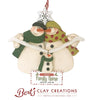 Whimsey Christmas - Snowman Family Ornament 2022